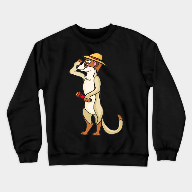 meerkat Crewneck Sweatshirt by KK-Royal